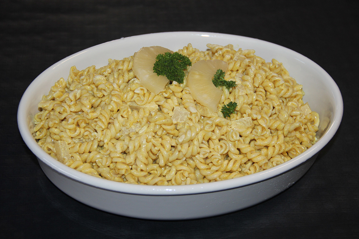Pasta met annanas